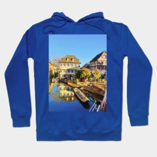 Colorful romantic city Colmar, called little Venice in France, A Hoodie